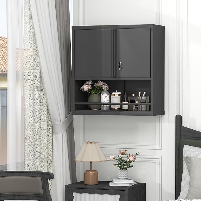 GREATMEET 31" H Metal Garage Storage Cabinets - Image 7