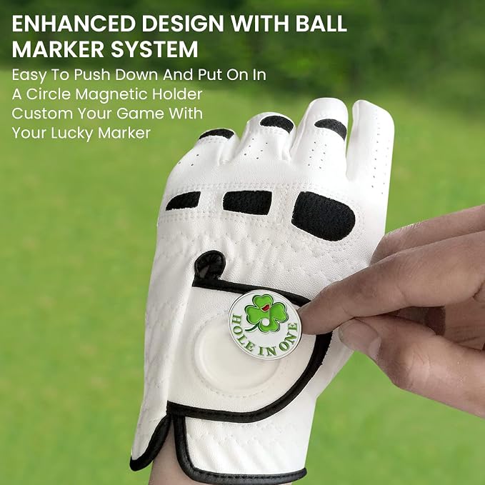 Golf Gloves Men Leather Value 1 Pair - Image 4