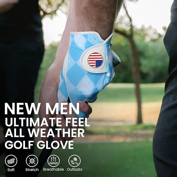 FINGER TEN Golf Gloves Men Right Handed Golfer Left Hand - Image 5