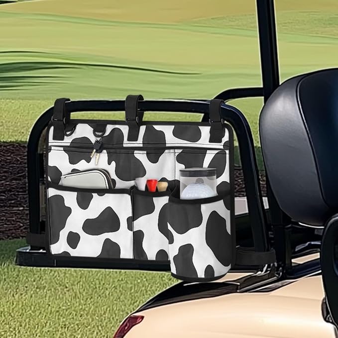 Golf Cart Rear Seat Organizer Storage Bag Large Capacity Golf Cart Accessory - Image 2