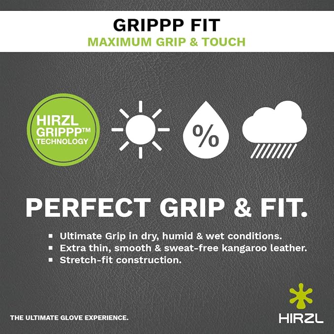 HIRZL GRIPPP FIT Golf Glove – All Weather Mens Golf Glove | Kangaroo Leather & - Image 6