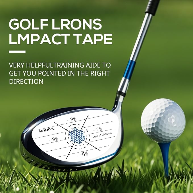 Golf Impact Tape, Golf Impact Stickers, Golf Stickers, Mpact Tape - Image 5