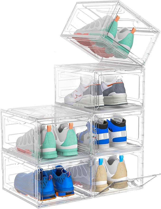 Upgrade Harder Solid Plastic Shoe Organizer, Shoe Storage by ARSTPEOENeatChic