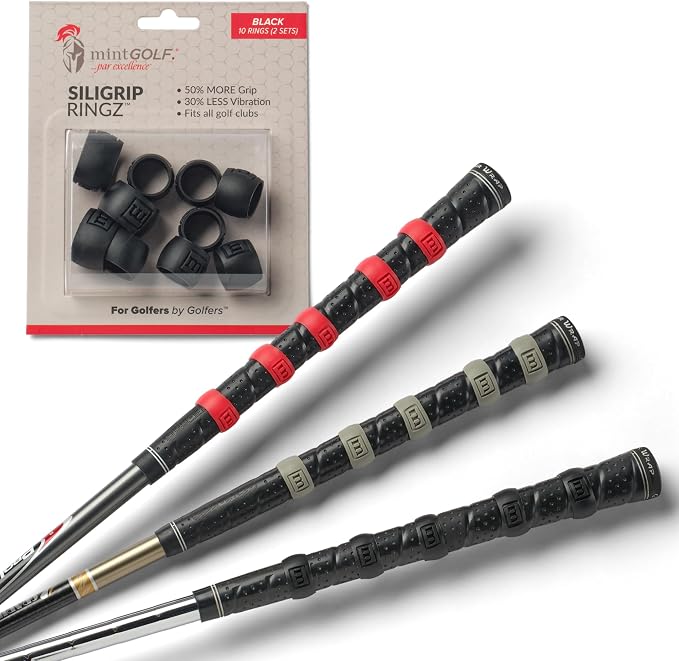 Golf Grip Bands Non-Slip Vibration Dampening Overgrip by MintSport