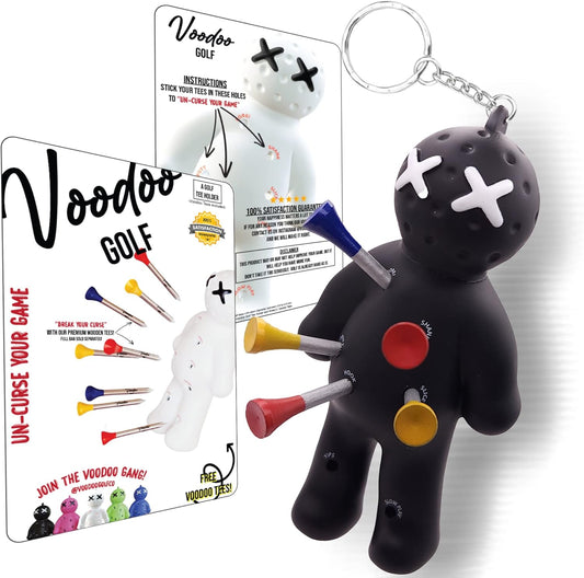 Ball Tee Holder | Novelty Keychain Accessory for Bag | Gifts for Men | Fits 3 1/4, 2 3/4, 1 1/2 Tees
