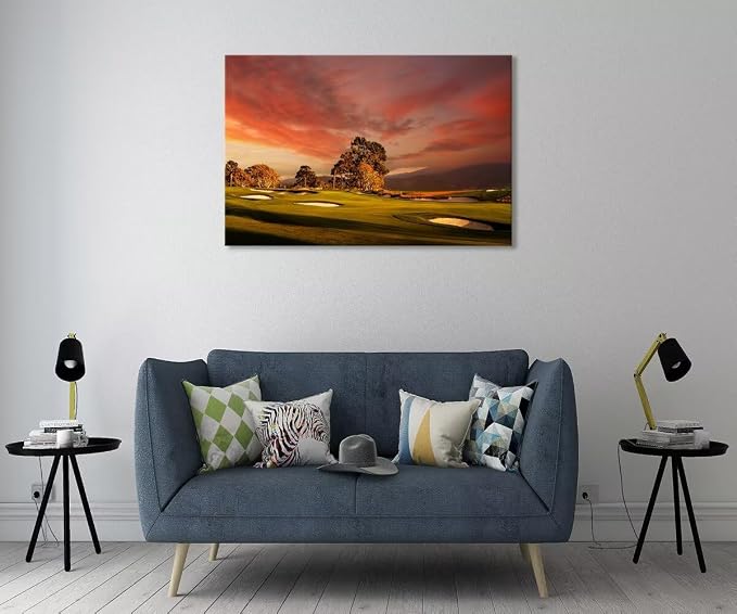 chenchenArt Coastline Golf Course Wall Art - Image 2