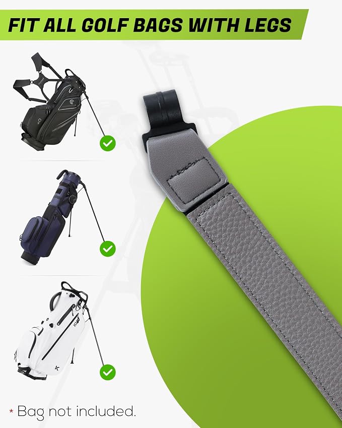 Big Teeth Golf Bag Accessories Leg Leather Strap, Stabilizer Strap, Equipment - Image 5