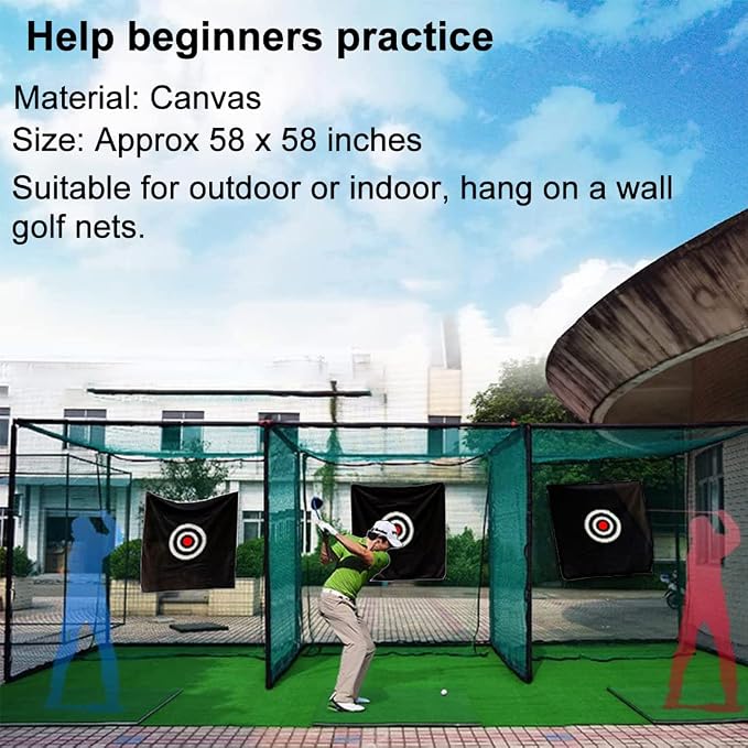 58" x 58" Golf Target Cloth - Image 3