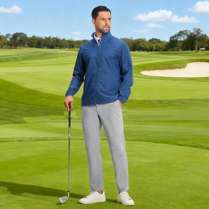M MAELREG Golf Pants Men Fleece Lined 30"/32"/34" Heat-Tech Dress Pants - Image 5