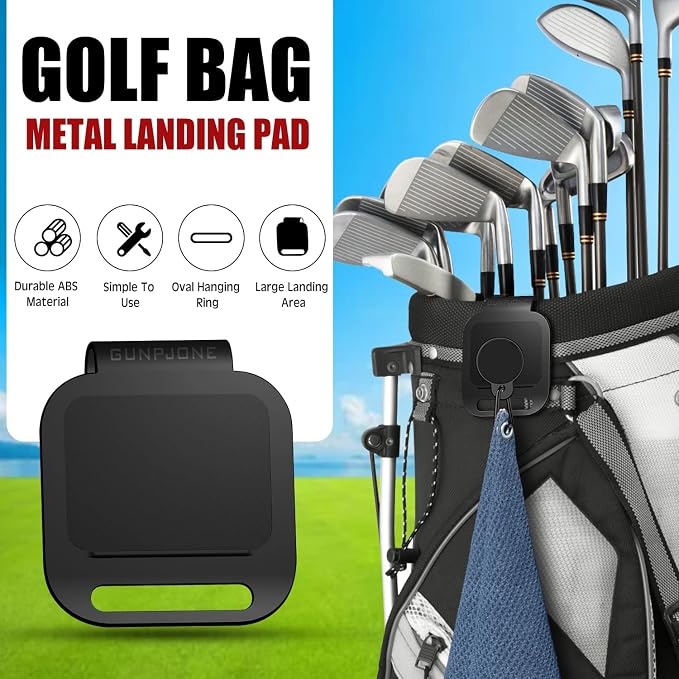 3Pcs Golf Magnetic Landing Pad, Magnetic Golf Towels, Magnetic Rangefinder Strap - Image 3