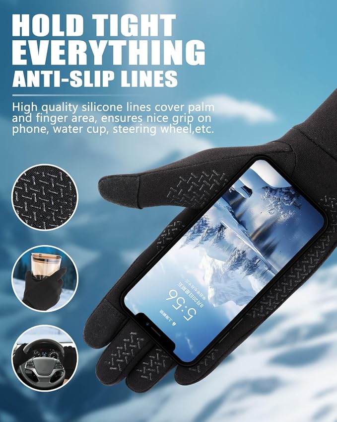 Aegend Lightweight Winter Gloves - Image 3