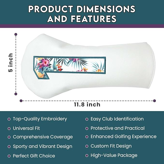 Syren Tropics Club Head Cover - Image 3