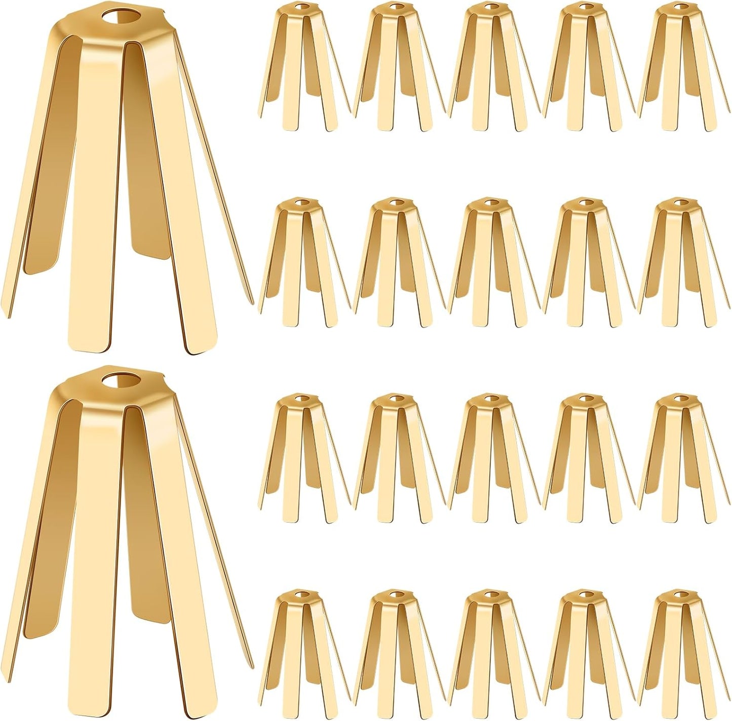 20 Pcs Universal Brass Golf Shaft Adapter Shims Fits. 335. 350. 355. 370 for All Shaft Accessories Adjustable Golf Adapter Shims