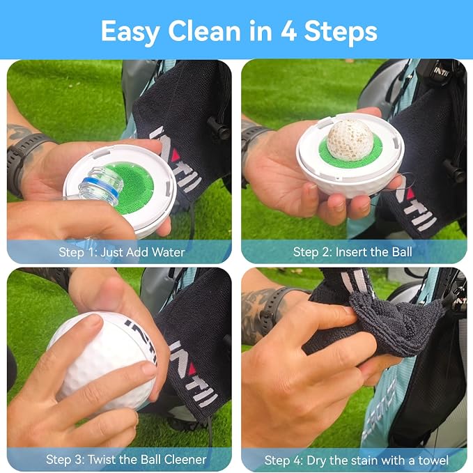 Portable Golf Ball Cleaner More Lightweight, Home Golf Ball Washer - Image 6