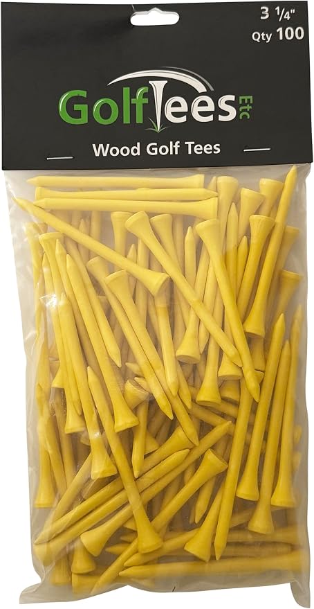 Wood Golf Tees - Standard Golf Tees by Golf+Tees+Etc