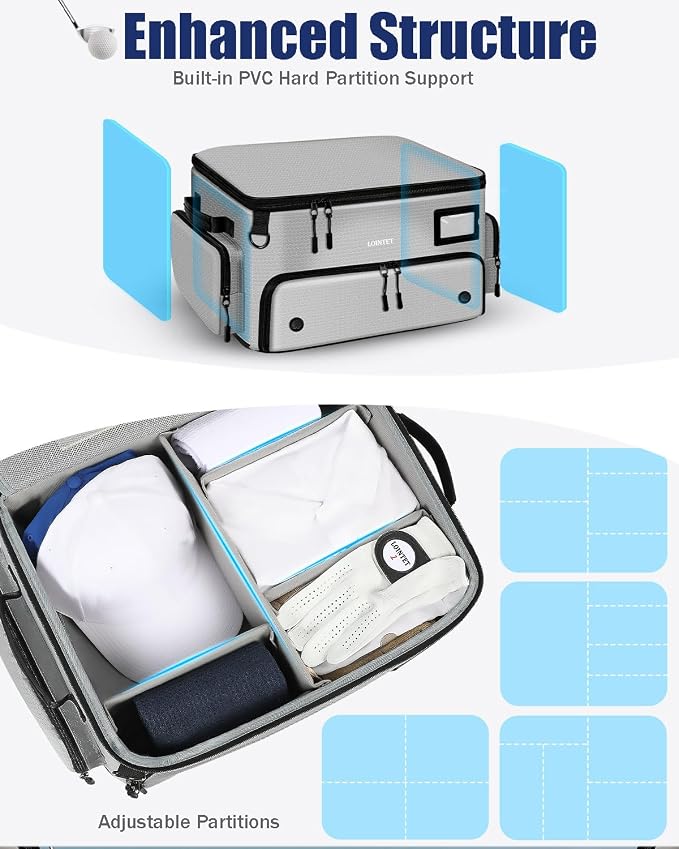 Golf Trunk Organizer, Waterproof Car Golf Locker - Image 4