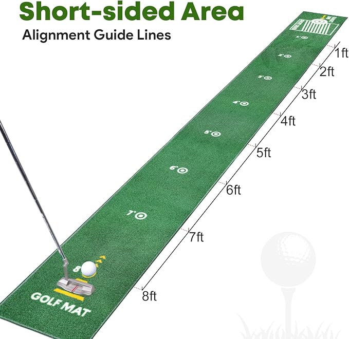 Golf Putting Mat Indoor & Outdoor Professional Golf Practice Putting Green Mat - Image 4