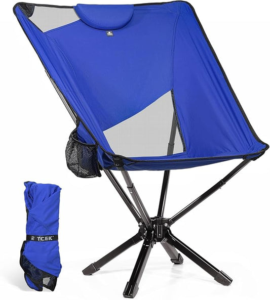 Portable High Back Camping Chair by TCEK