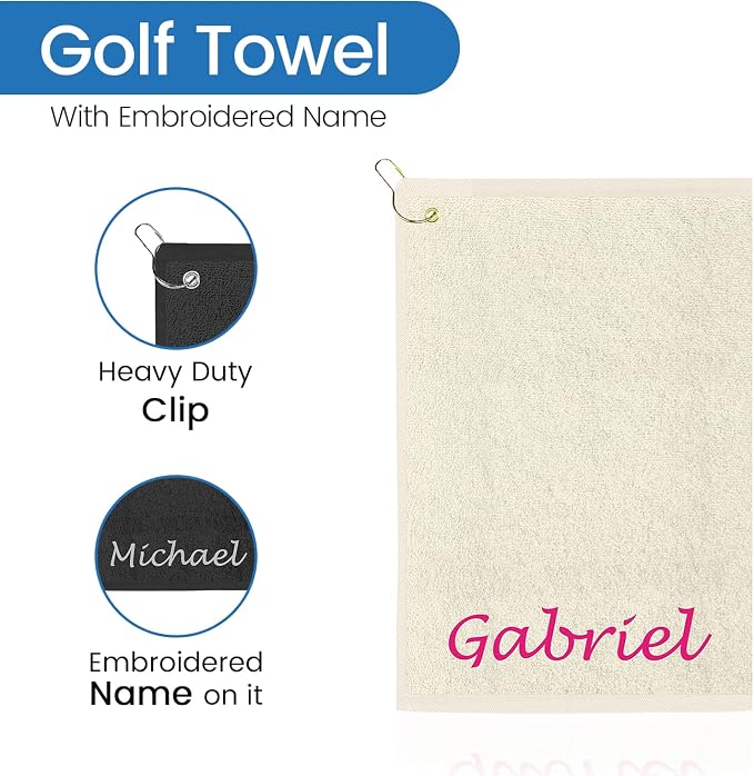 Personalized Passion Golf Towel - Image 2