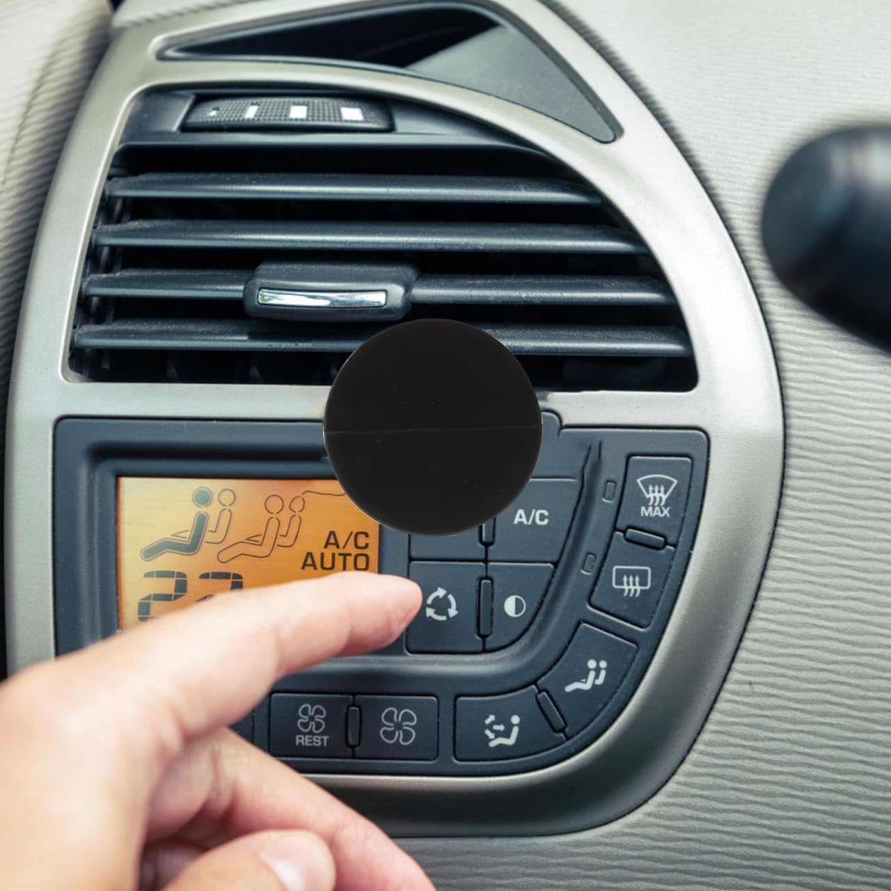 100pcs Square Head Car Vent Clips, Air Freshener Car Outlet Perfume Auto Air Conditioner Clips with Plastic Slot Head for Office Home