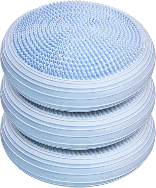 3 Pcs Inflated Wobble Cushion, Wiggle Seat & Balance Pad by Unknown