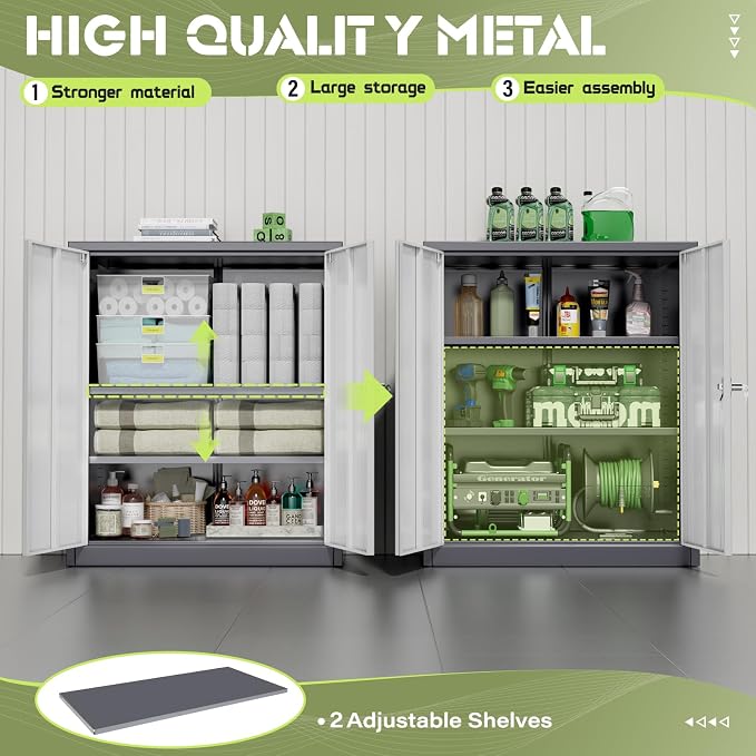 SUNCROWN Metal Storage Cabinets, 36”Locking Cabinet - Image 7