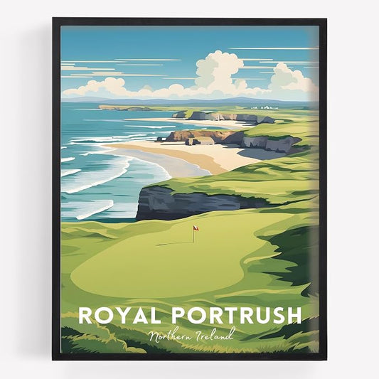 Golf Course Premium Giclee Fine Art Prints by VintBo