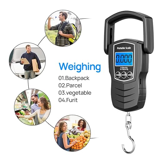 75Kg/165Lb Digital Luggage Scale - Image 7