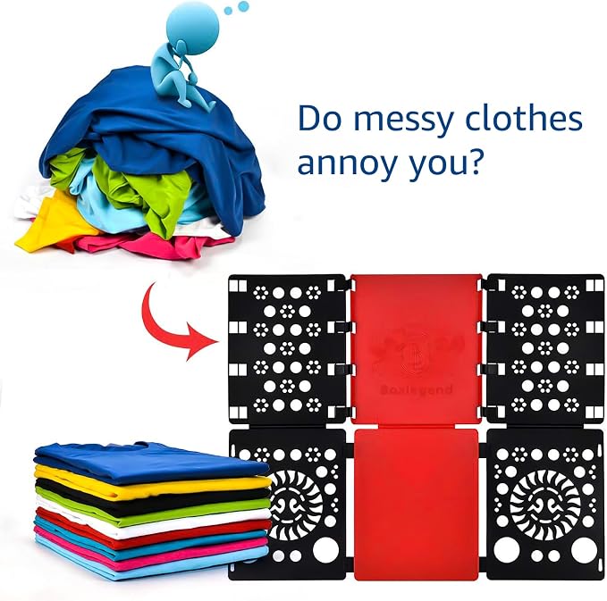 BoxLegend Version 3 Shirt Folding Board t Shirts Clothes Folder Durable Plastic - Image 4