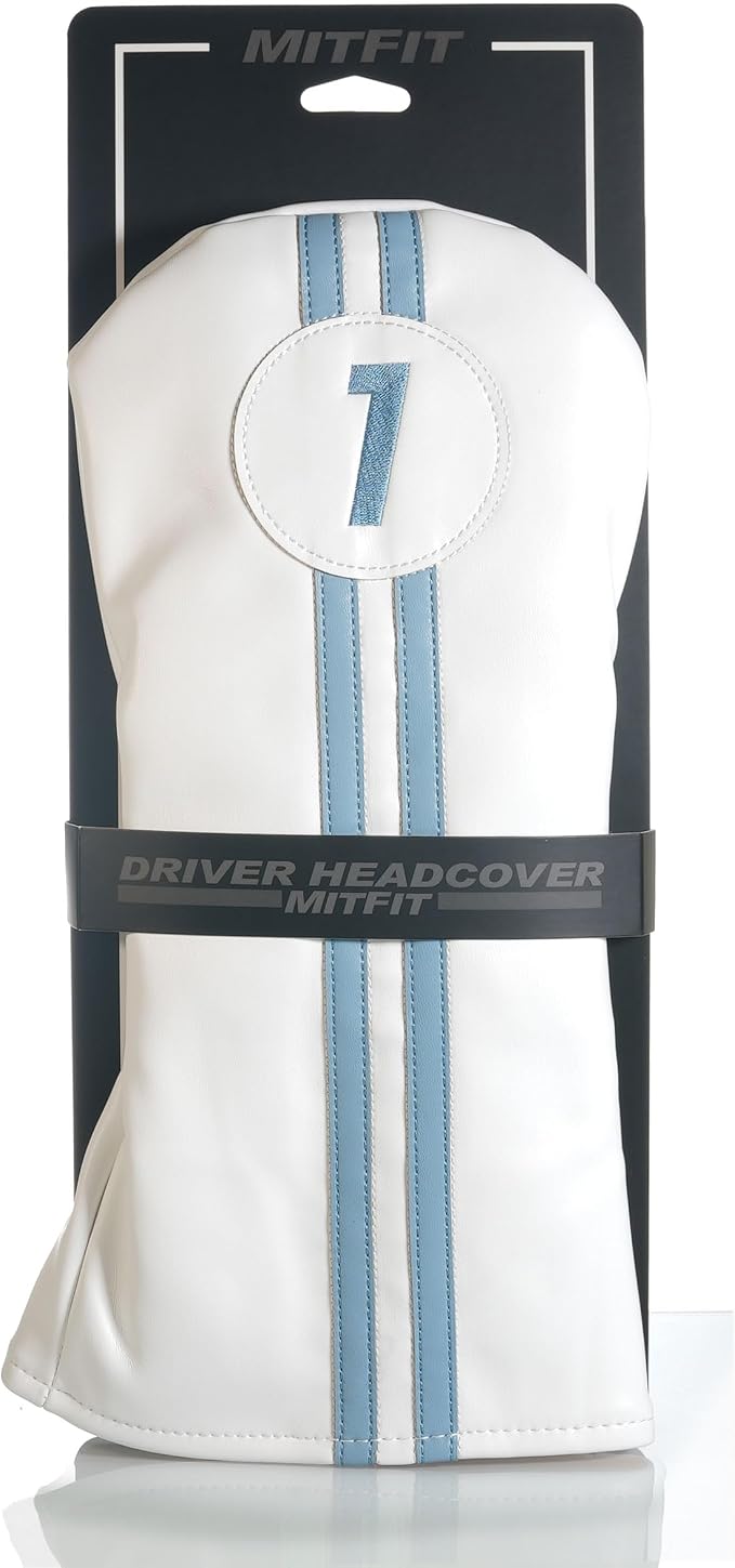 Single Headcover, Easy Slip-On Easy-Off Golf Club Head Cover, Fleece Lined by MitFit
