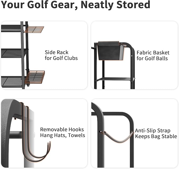 niffgaff Golf Bag Organizer Golfing Storage Stand - Image 5