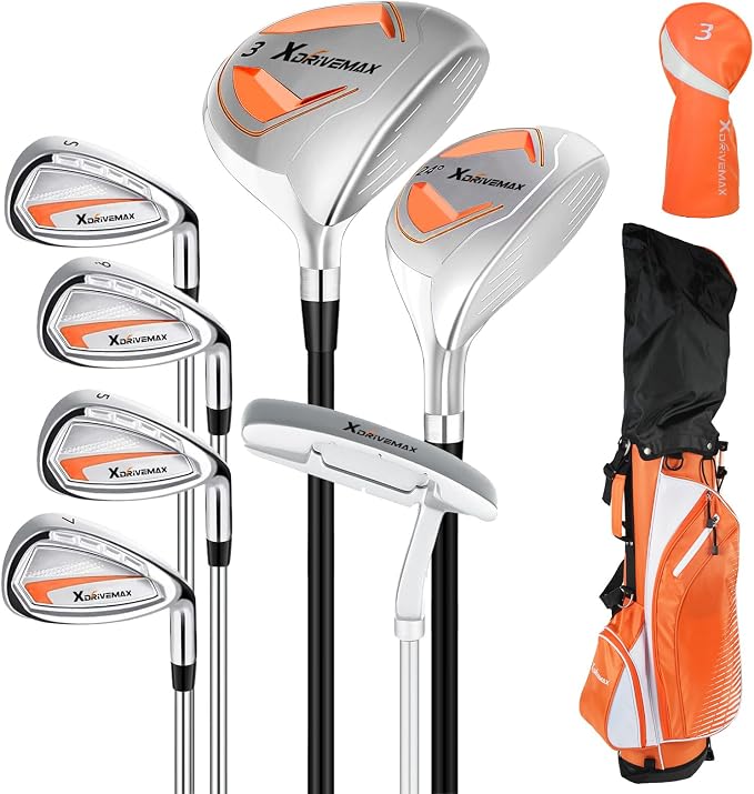 8 Pieces Complete Golf Club Set by XDriveMax