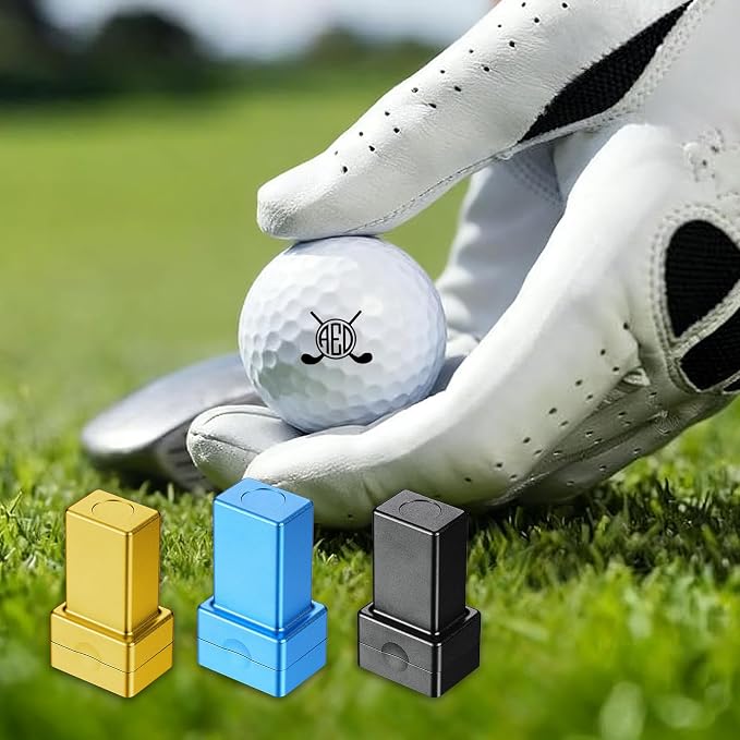 Personalized Golf Ball Stamp, Fast-Dry & Waterproof Ink Golf Ball Marker Stamp - Image 6