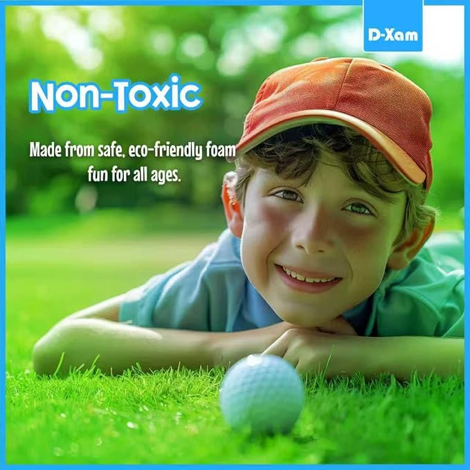 D-Xam Foam Golf Balls Bulk Practice Golf Ball Soft Multicolor - Image 6