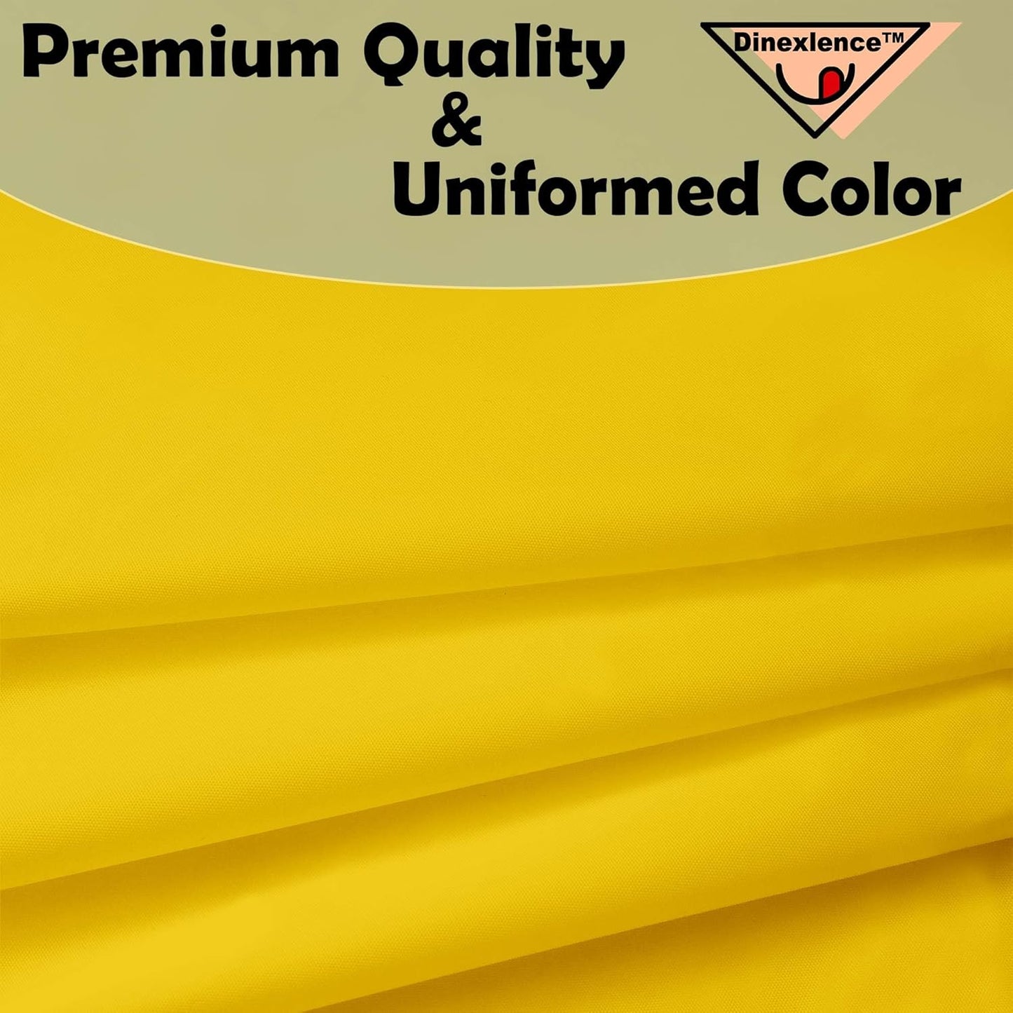 2 Pack Yellow Premium Plastic Tablecloth Round 84 Inches Reusable Sunshine Yellow Decorative Table Cover for Dining, Wedding, Party, Indoor and Outdoor use