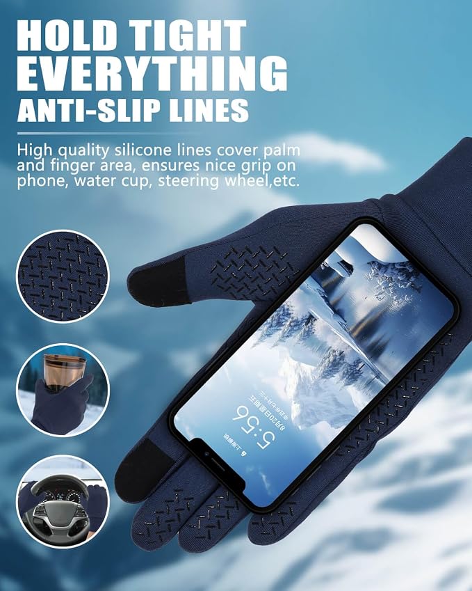 Aegend Lightweight Winter Gloves - Image 3