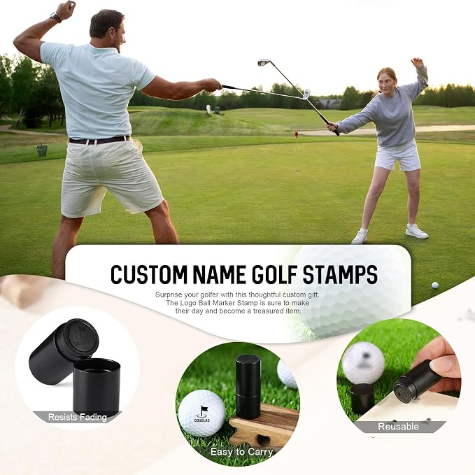Golf Ball Stamp Personalized Marker - Image 5