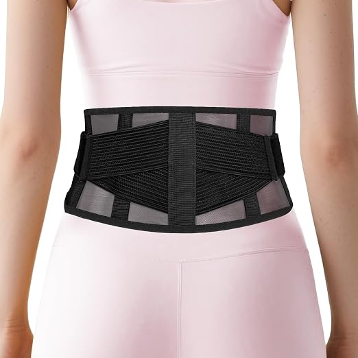 Ultra Breathable & Thin Back Brace by SupportBeltsforWomenandMen