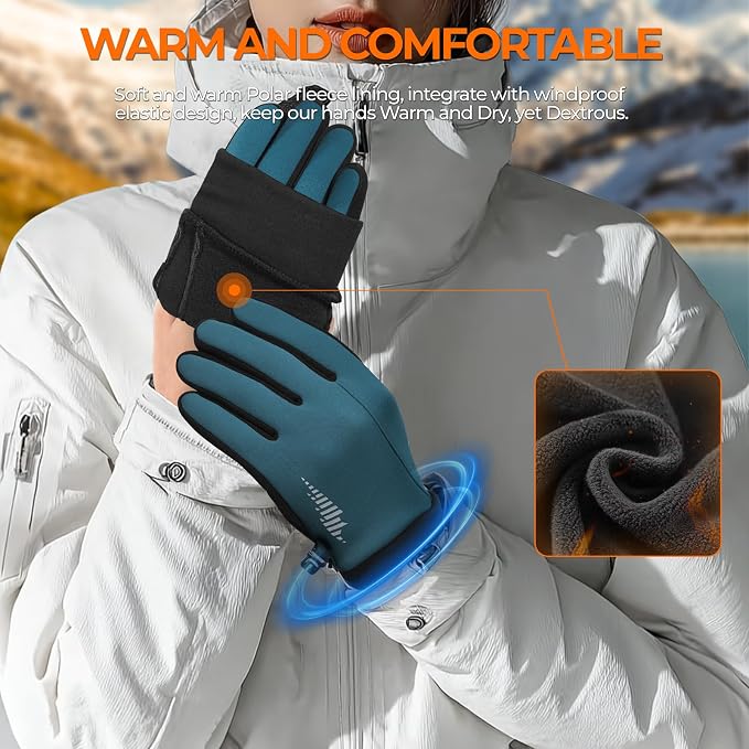 rivmount Winter Gloves Women Men - Image 3