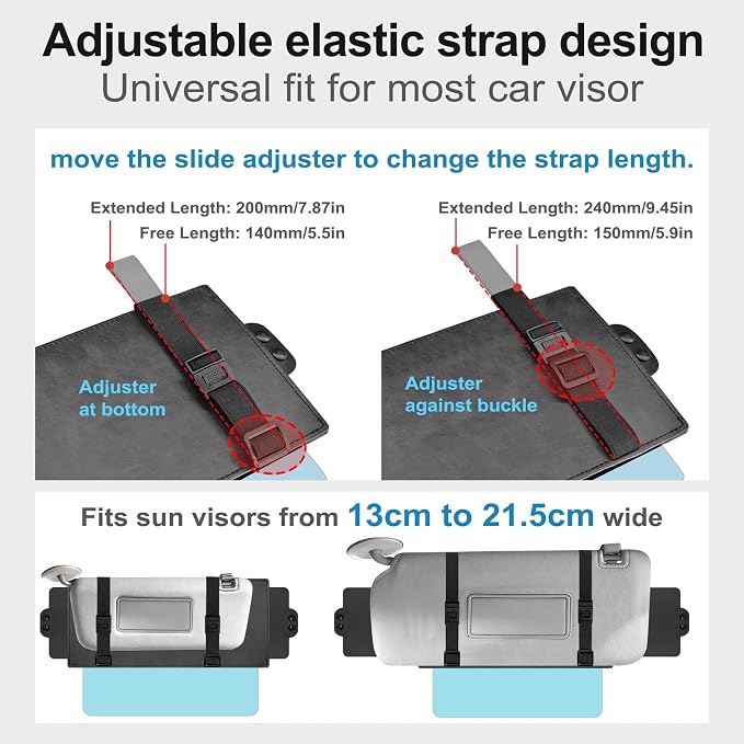 Veharvim Sun Visor Extender for Car, Car Visor Extender Sun Blocker, Visor - Image 5