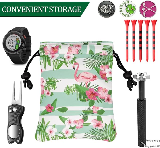Golf Valuables Pouch, Golf Bag Pouch - Image 4