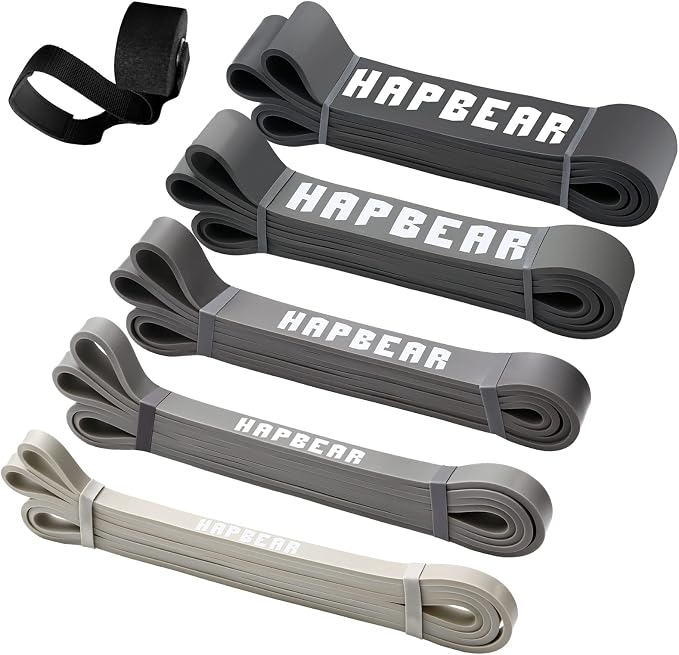 HAPBEAR Pull Up Assistance Bands Set of 5 by HAPBEARFitness