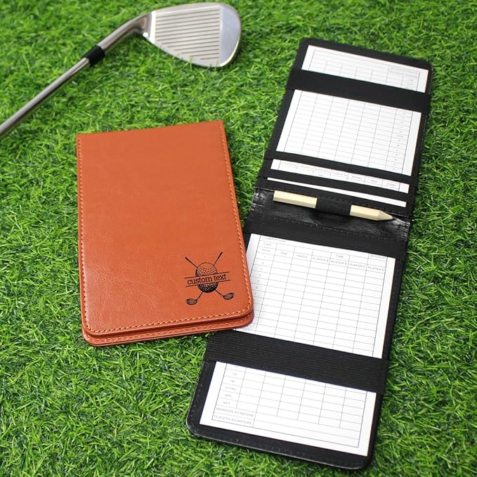 Personalized Golf Scorecard Holder – Custom Golf Score Card Cover - Image 4