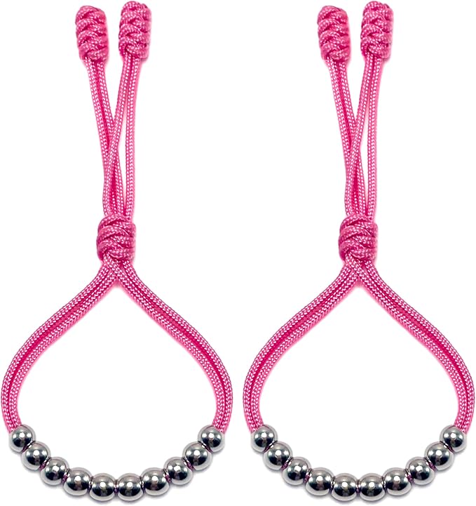 LAMIBEE Pack of 2 Golf Glove Bead Stroke Counter, 10 Stainless Steel Beads by LAMIBEEHandmade