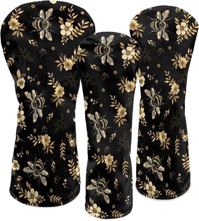 Golf Club Head Covers for Club Protective, Waterproof PU Leather Driver Fairway - Image 8