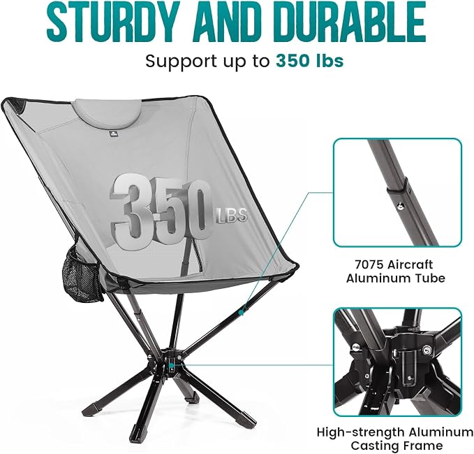 Portable High Back Camping Chair - Image 8