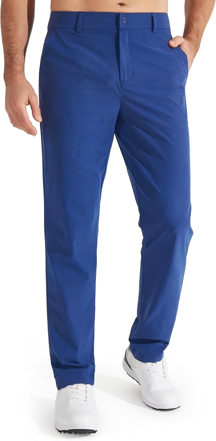 Libin Mens Golf Pants Stretch Work Dress Pants 30"/32"/34" Quick Dry by Libin