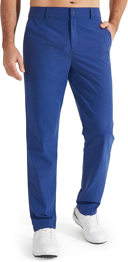 Libin Mens Golf Pants Stretch Work Dress Pants 30"/32"/34" Quick Dry by Libin