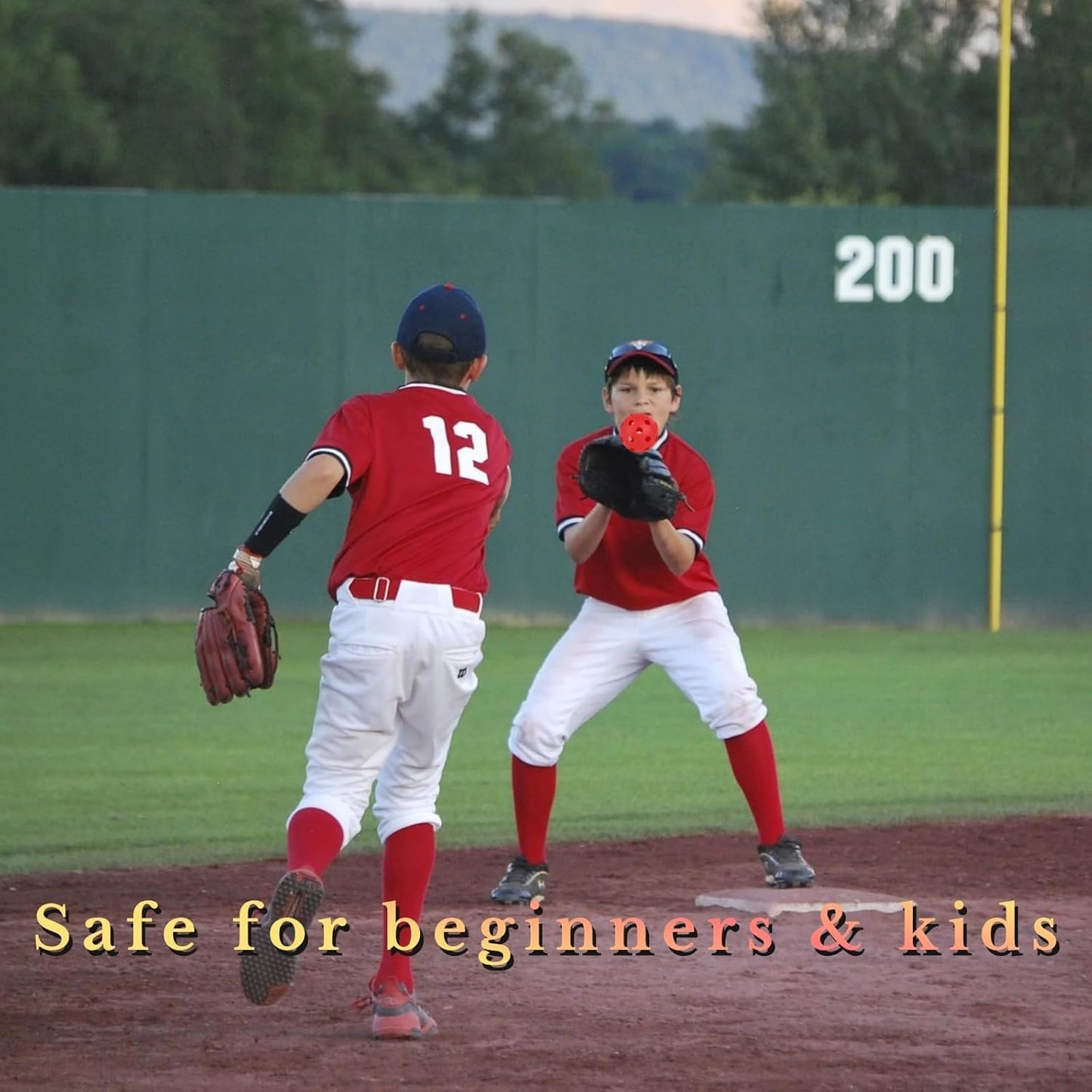 20 Pack Plastic Baseballs 9 Inch Practice Baseballs Softball, Baseballs for Hitting and Pitching Practice - Soft and Lightweight Limit Flight Balls for Training and Softball Games