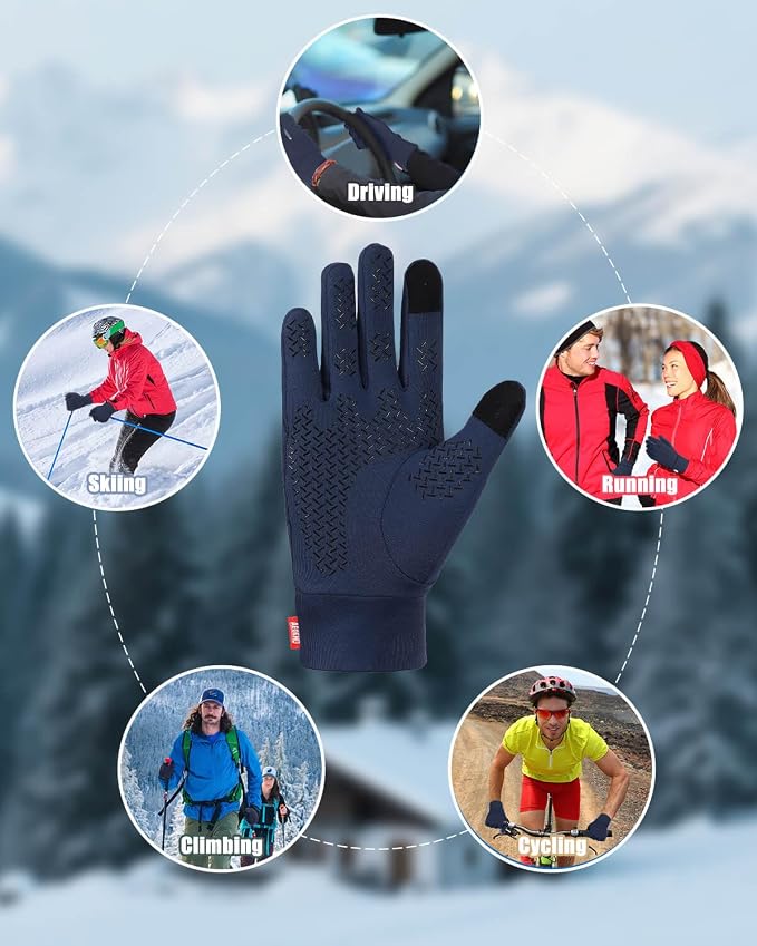 Aegend Lightweight Winter Gloves - Image 9